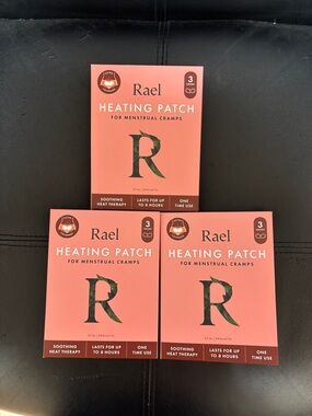 Rael Heating Patch Pack - 3 boxes of 3 - New in Box.